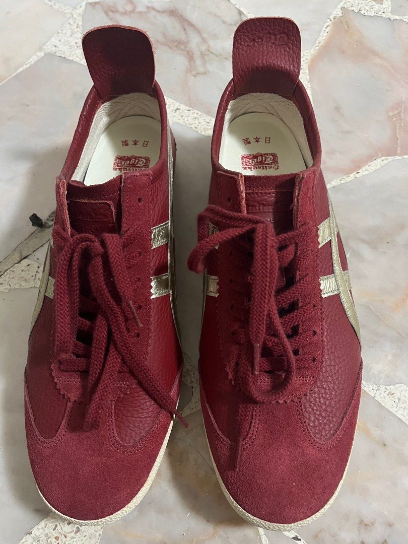 Maroon best sale onitsuka tiger
