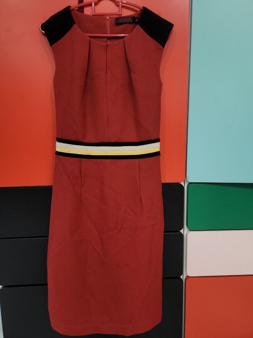 Elegant outlet orange dress