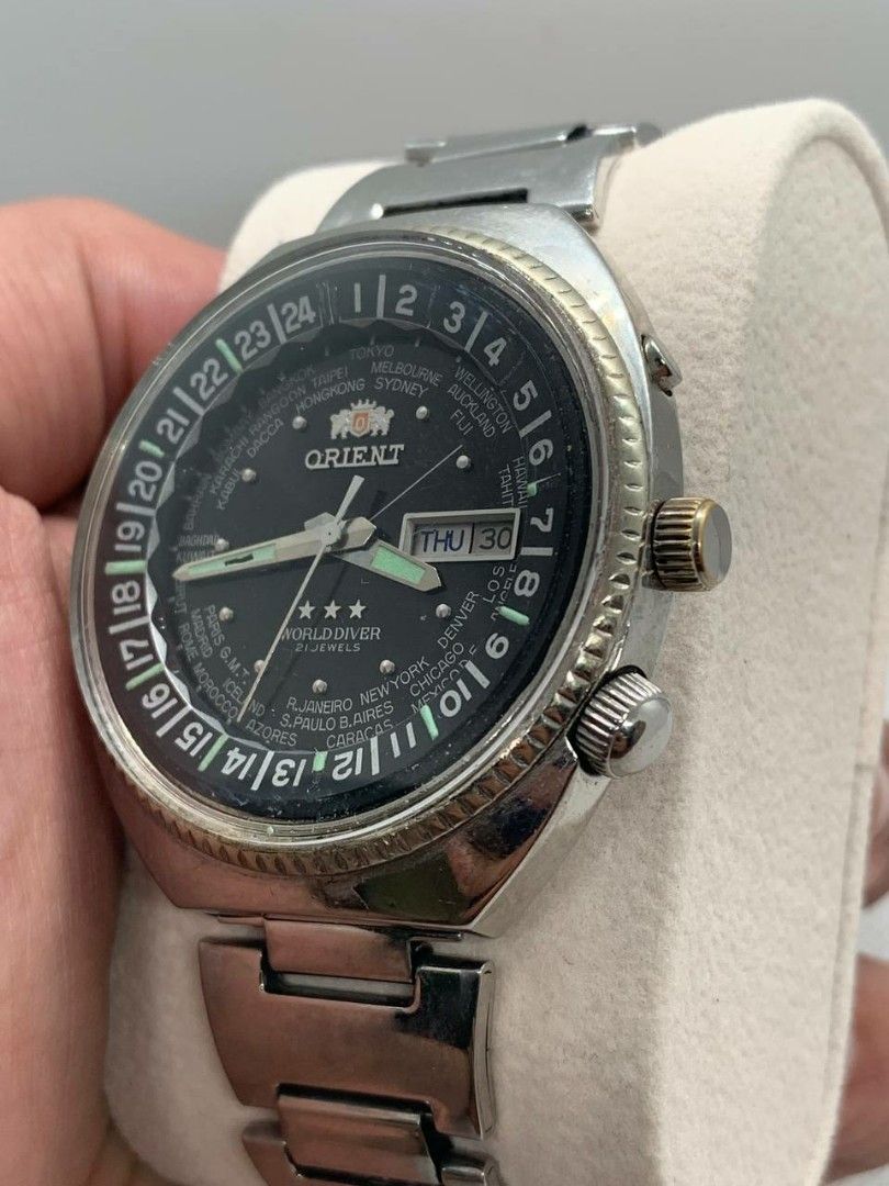 Orient World Diver 3 Star 21 Jewels