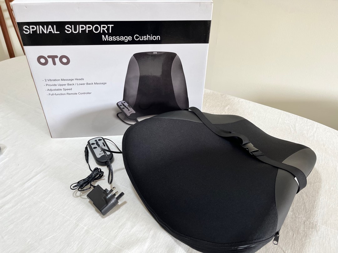 Oto spinal support massage cushion / back support / Home deco, Health
