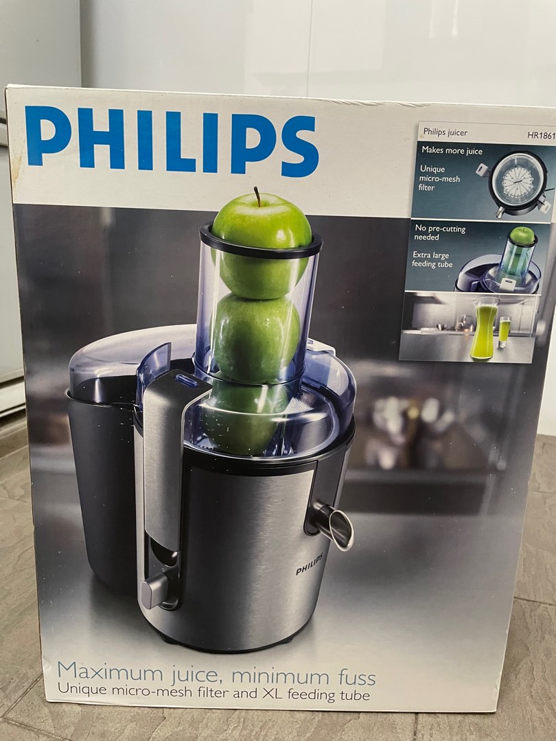 Philips juicer HR1861, TV & Home Appliances, Kitchen Appliances