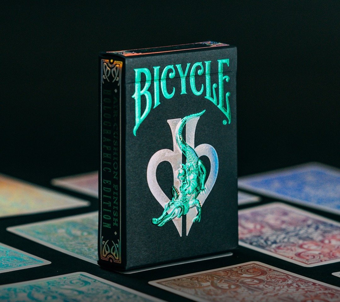 Poker Cards - Bicycle David Blaine Gator Back Holographic