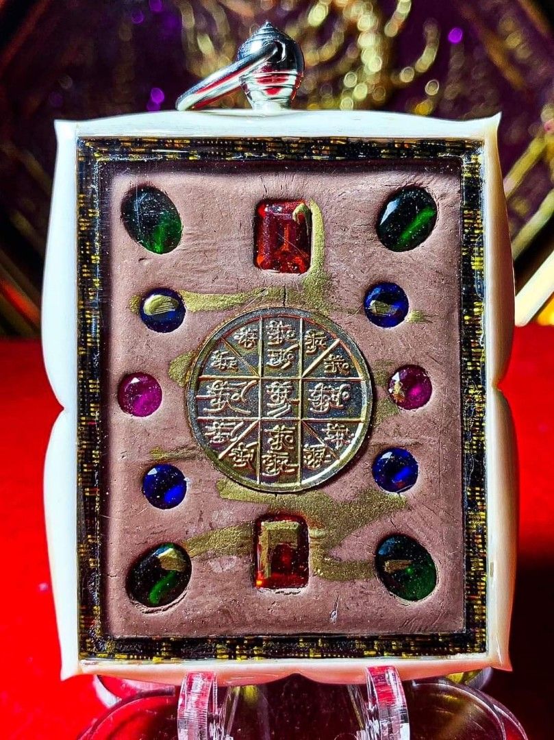 Kruba Krissana Butterfly Thep 8 Sian with Hand Written Yant behind - Real  Ruby Gems. CNY PROMO, Hobbies & Toys, Religious Items on Carousell