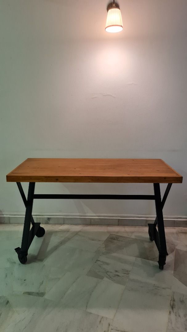 Portable wooden study on sale table