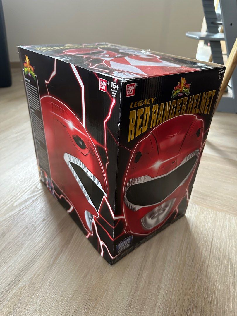Bandai Mighty Morphin Power Rangers Legacy Red Ranger 1:1 Scale Helmet
