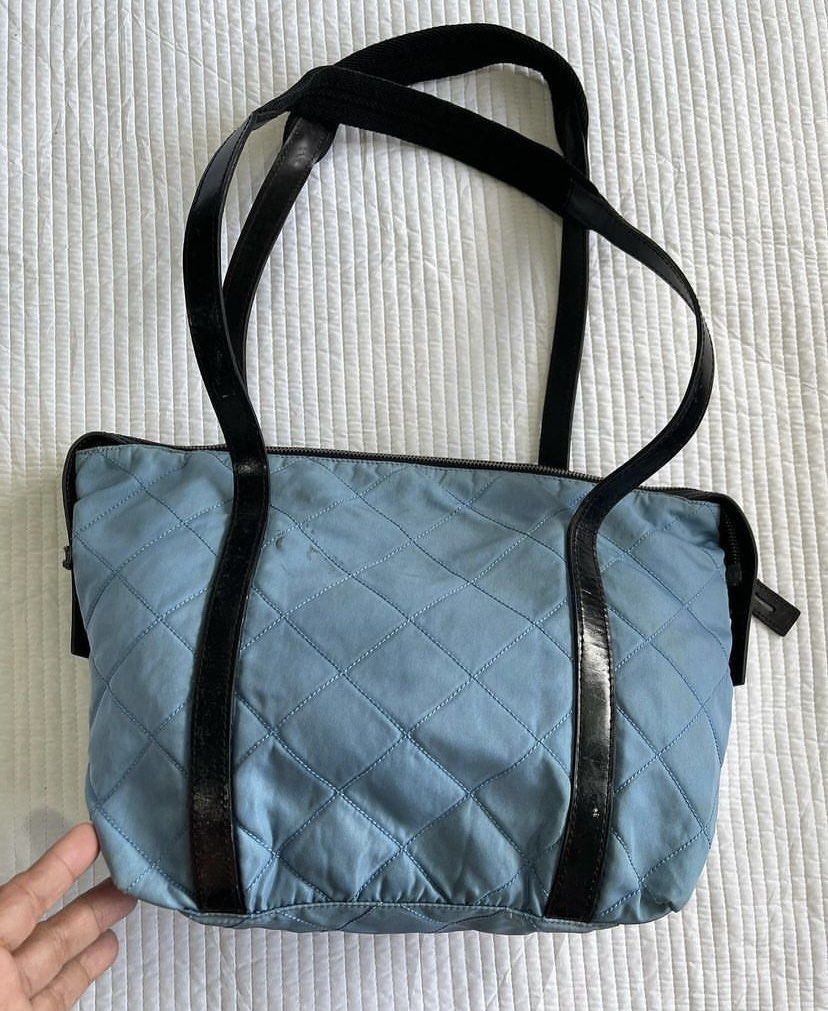 Prada Quilted Nylon shoulder bag, Luxury, Bags & Wallets on Carousell