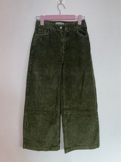 Primark Green Suede Jeans