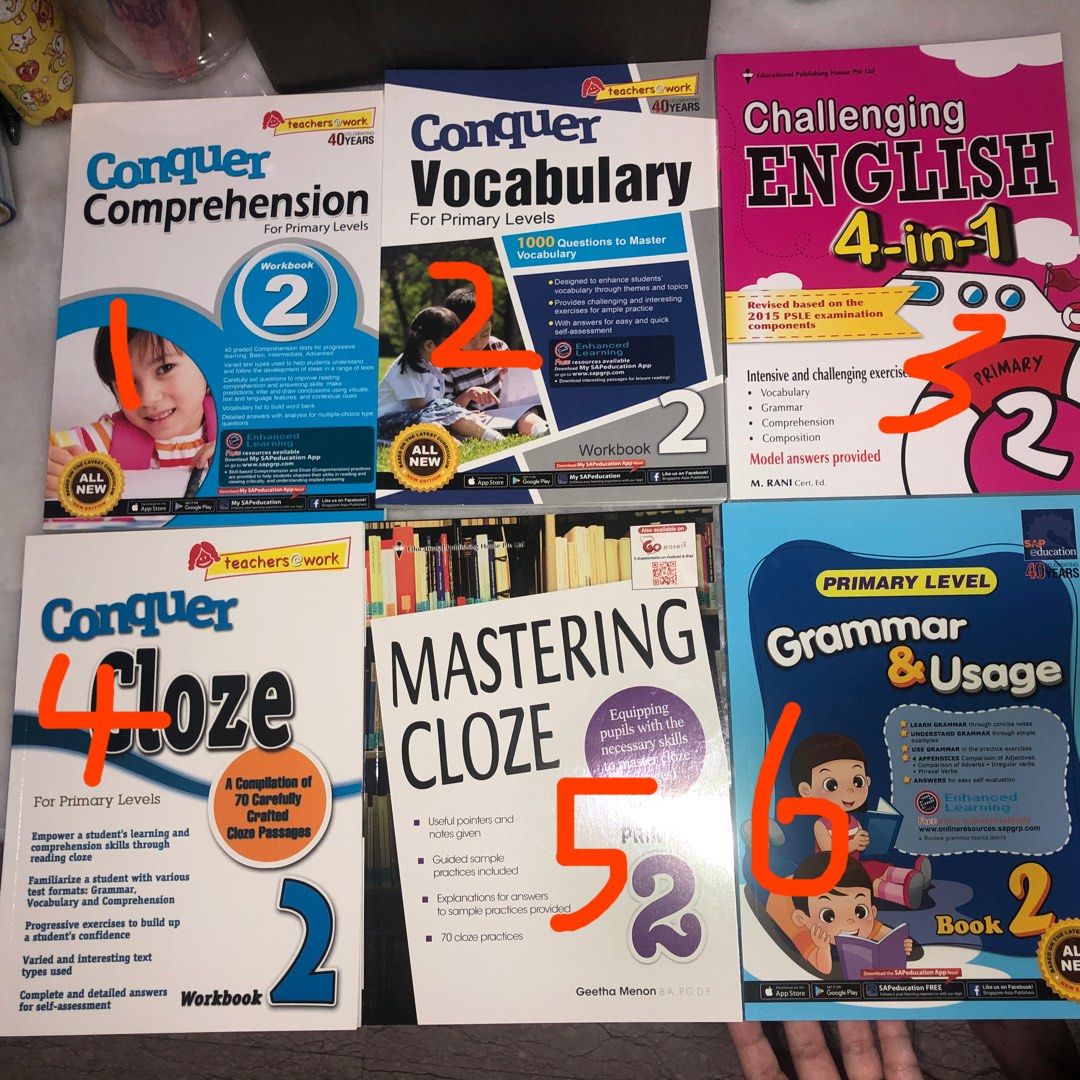 Primary 2 English Chinese Maths, Hobbies & Toys, Books & Magazines ...