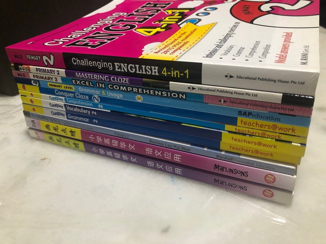 Primary 2 English Chinese Maths, Hobbies & Toys, Books & Magazines