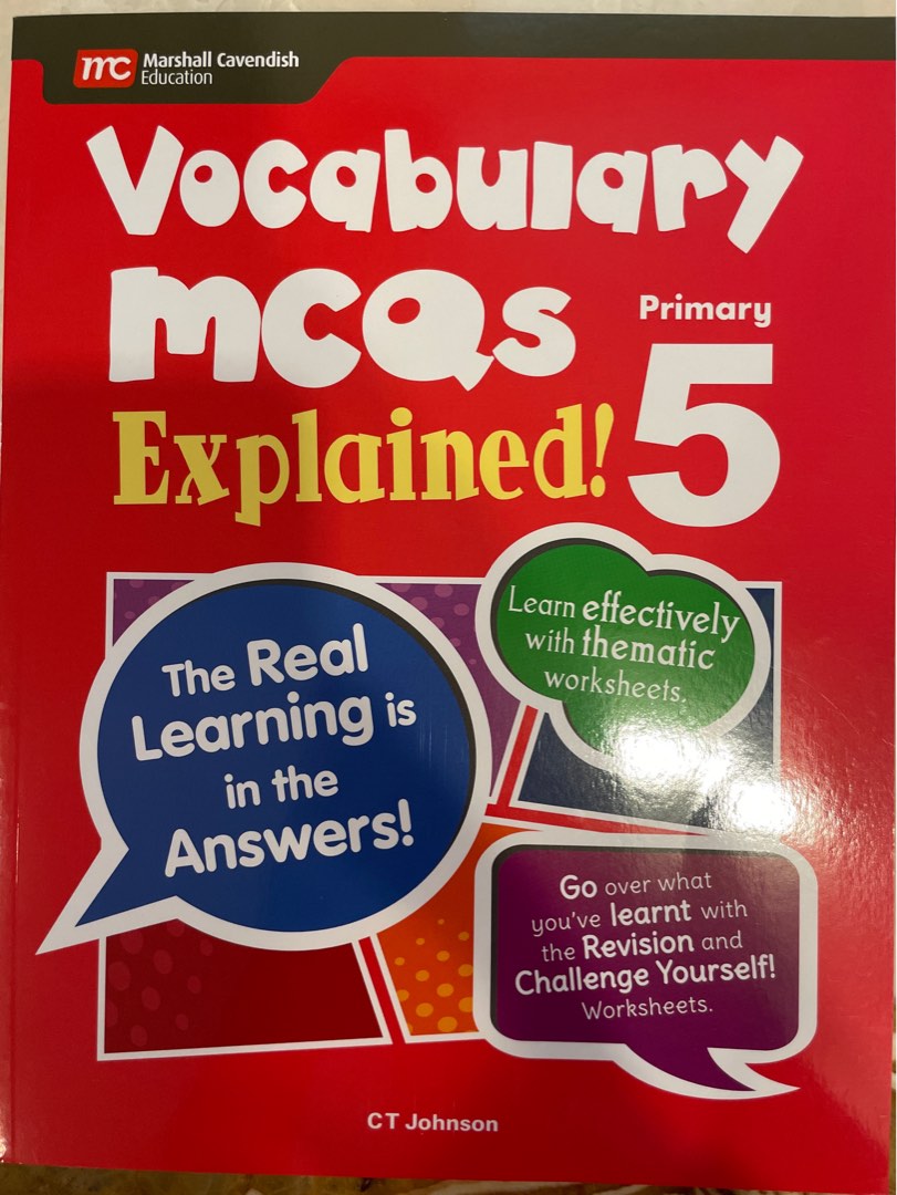 Primary 5 Vocabulary MCQs Explained, Hobbies & Toys, Books & Magazines ...