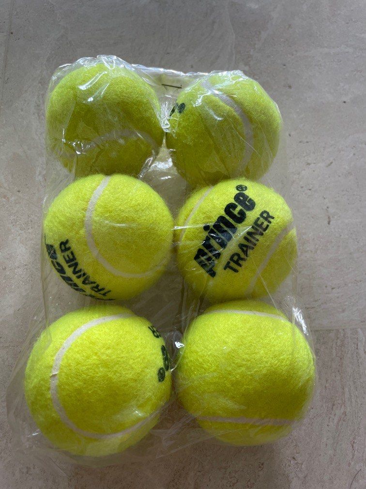 Prince Tennis Balls, Sports Equipment, Sports & Games, Racket & Ball