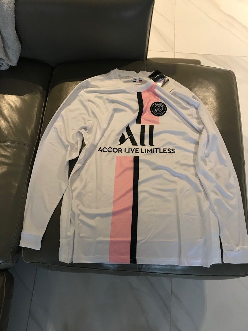 psg jersey white pink