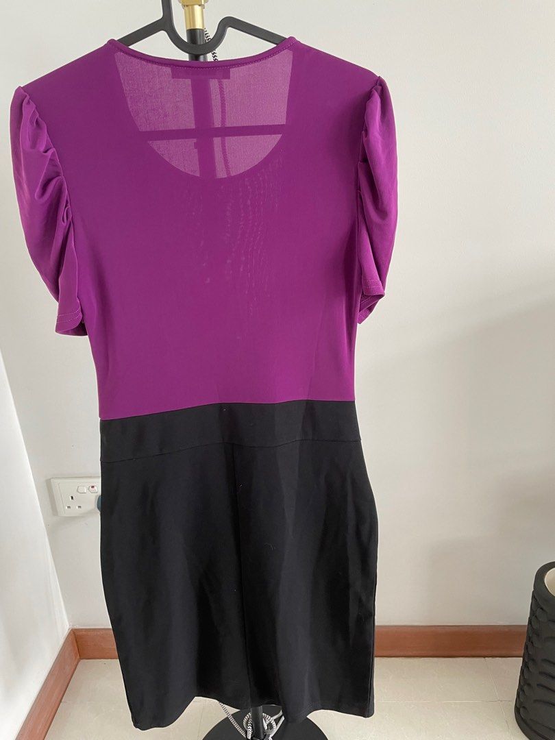 Purple on sale dress top