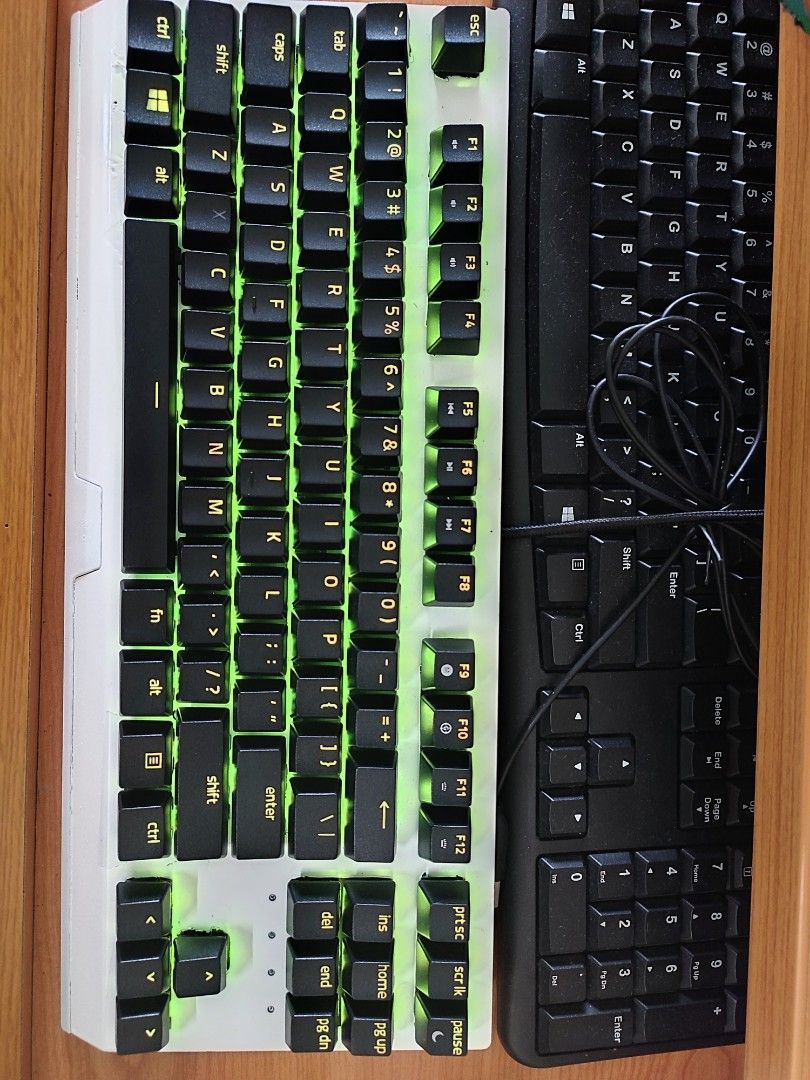 Razer blackwidow v3 tkl green switch, Computers & Tech, Parts