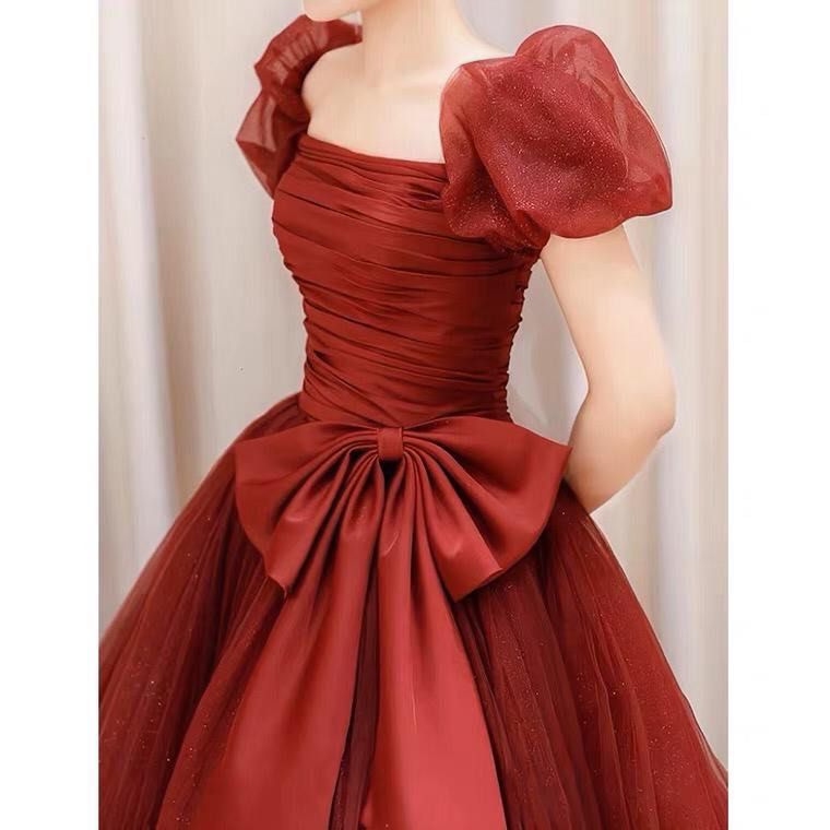 Red party dress for ladies hotsell