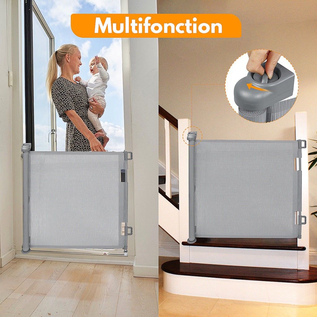 Retractable baby gate 180cm sales