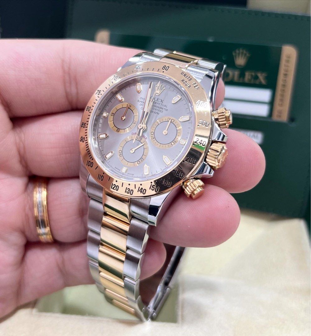 Rolex daytona rhodium dial online