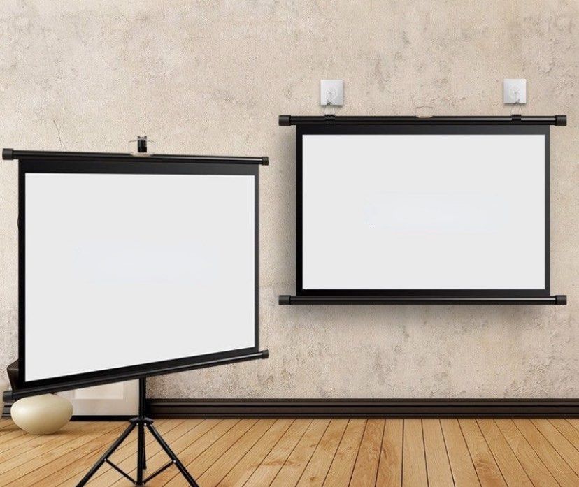 Roll up Projector screen 60 inch 16x9, TV & Home Appliances, TV