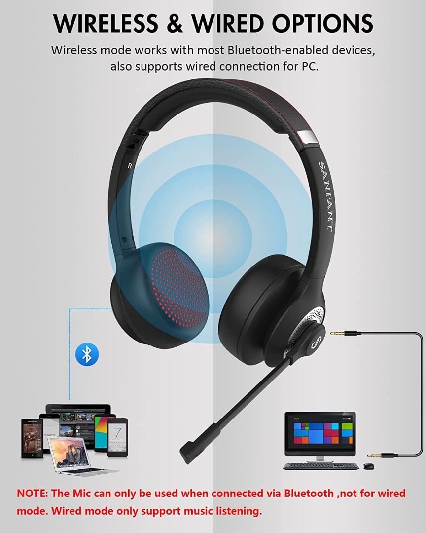 Sanfant bluetooth headset sale