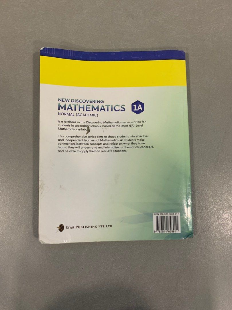 Secondary 1 New Discovering Mathematics 1A, Hobbies & Toys, Books ...