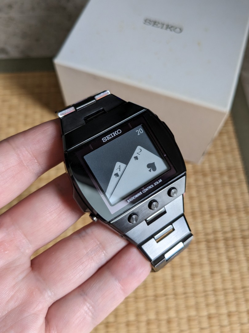 Seiko Brightz Active Matrix EPD Master SDGA003 Black, Luxury, Watches on  Carousell