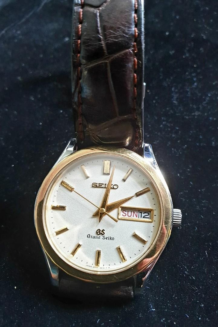 SEIKO GRAND SEIKO GS 9F83-9A10 STAINLESS STEEL DAY DATE 18K QUARTZ, Luxury,  Watches on Carousell