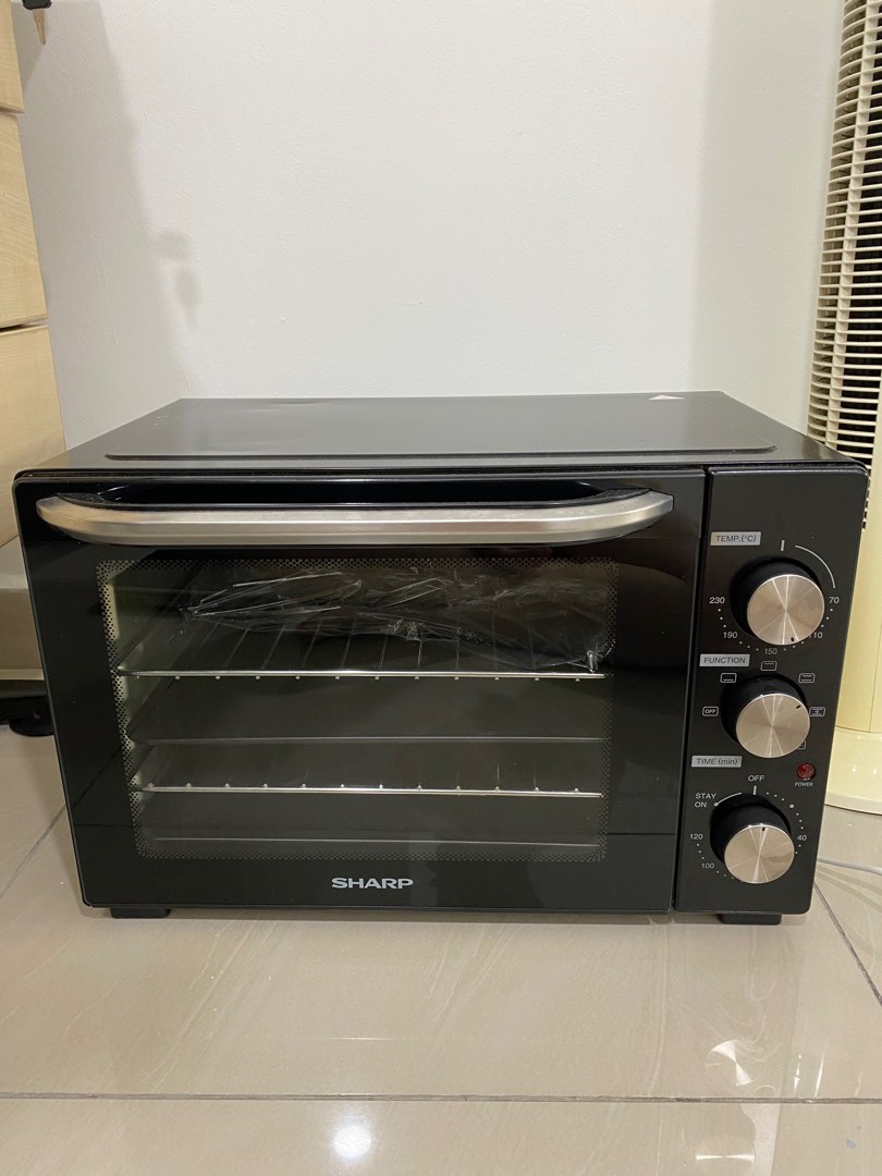 Sharp 32L Banking Oven with 2 trays & 2 netting layer, TV & Home