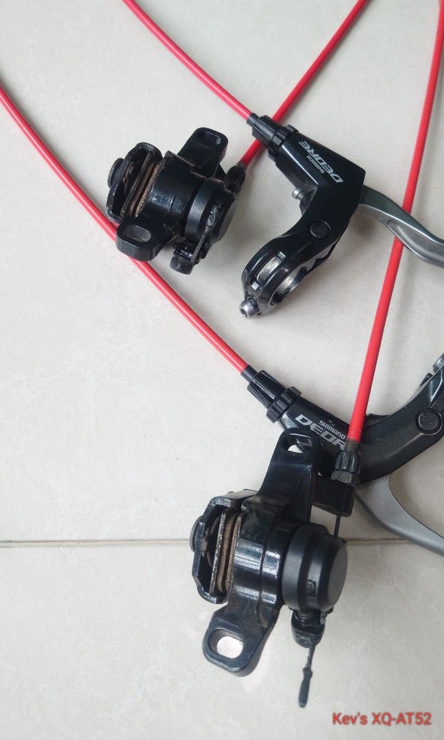 Shimano Mechanical Disc Brake Set, Sports Equipment, Bicycles & Parts