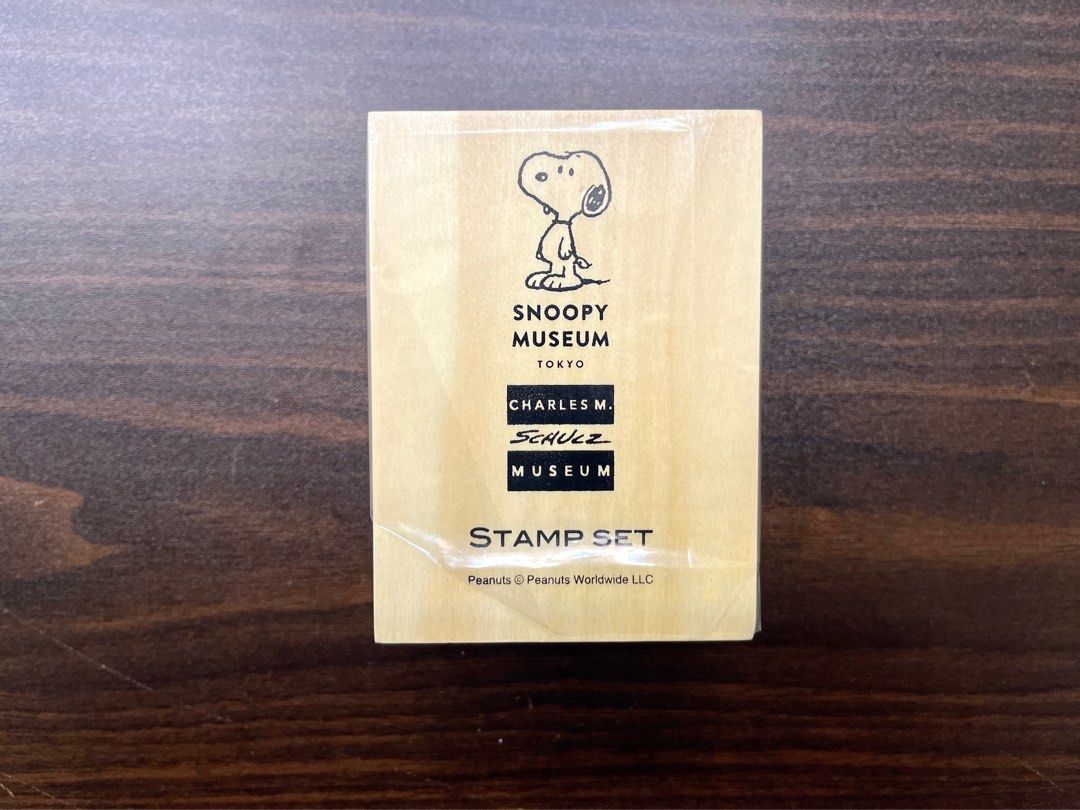 Snoopy Museum Tokyo Stamp Set 圖章套裝, 興趣及遊戲, 收藏品及紀念品