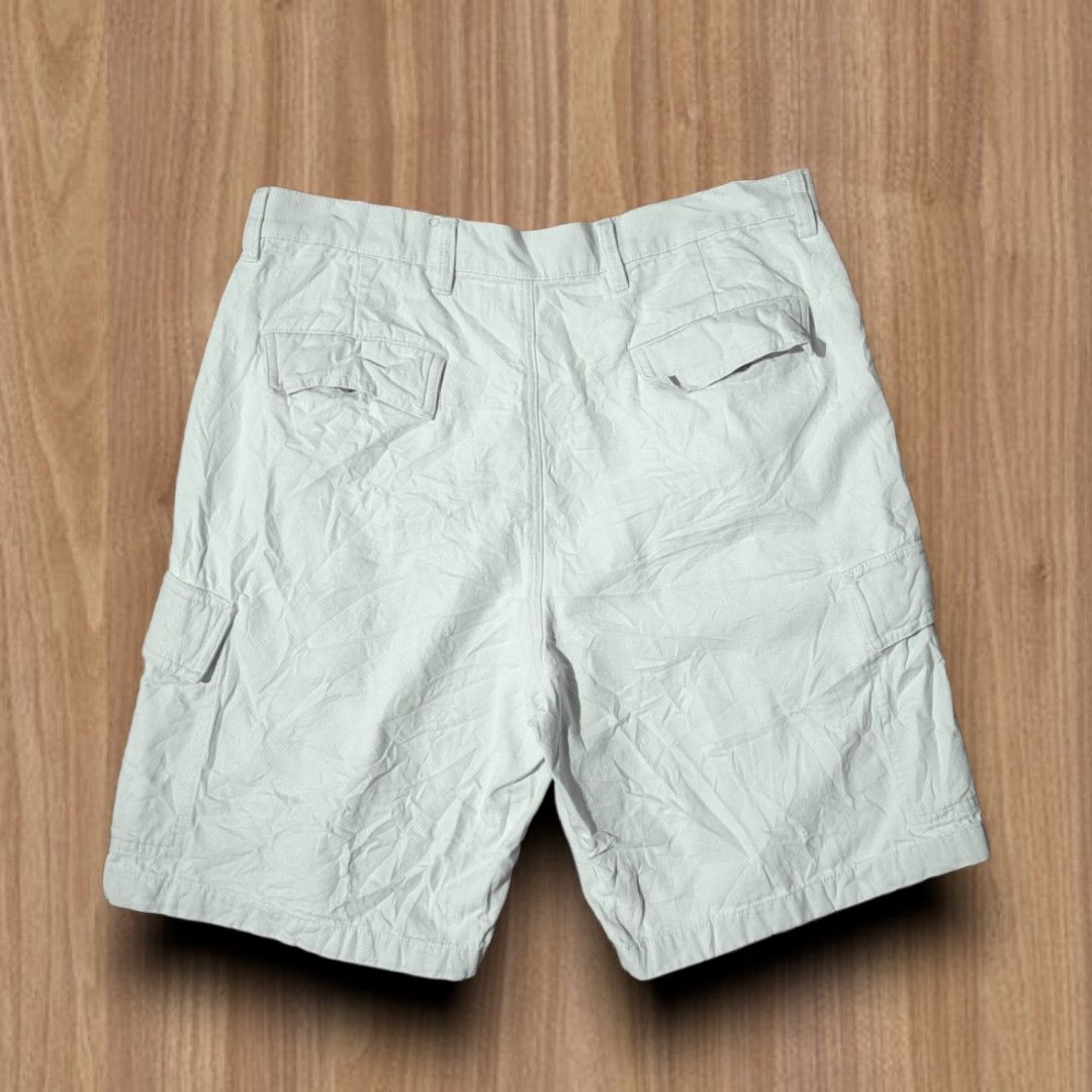 St John s Bay Shorts Mens Khaki Cargo Workwear Size 34W Men s