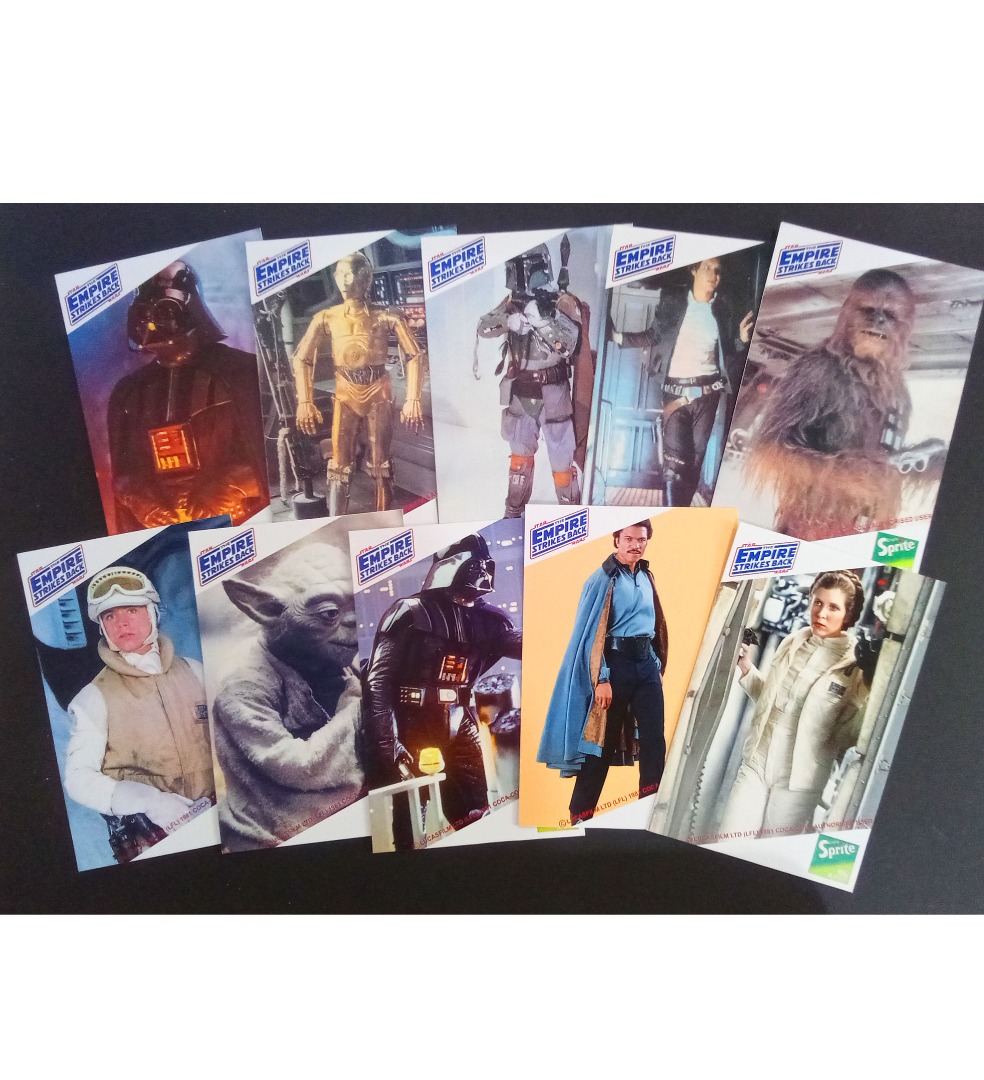 STAR WARS THE EMPIRE STRIKES BACK (1980) SPRITE SWEEPSTAKE CARDS SET