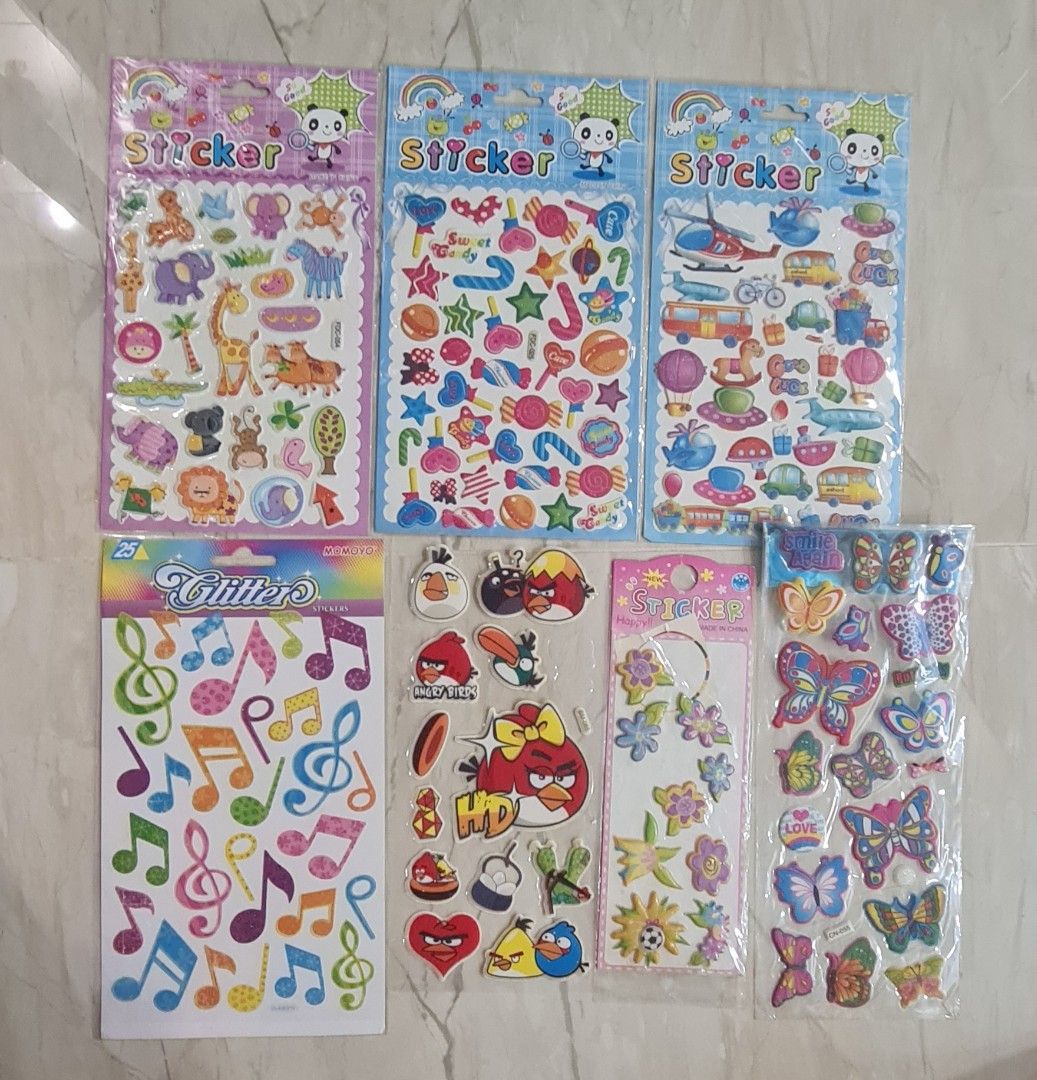 Buy Stickers High Quality Smiles 3D Stickers For kids Art & Craft –