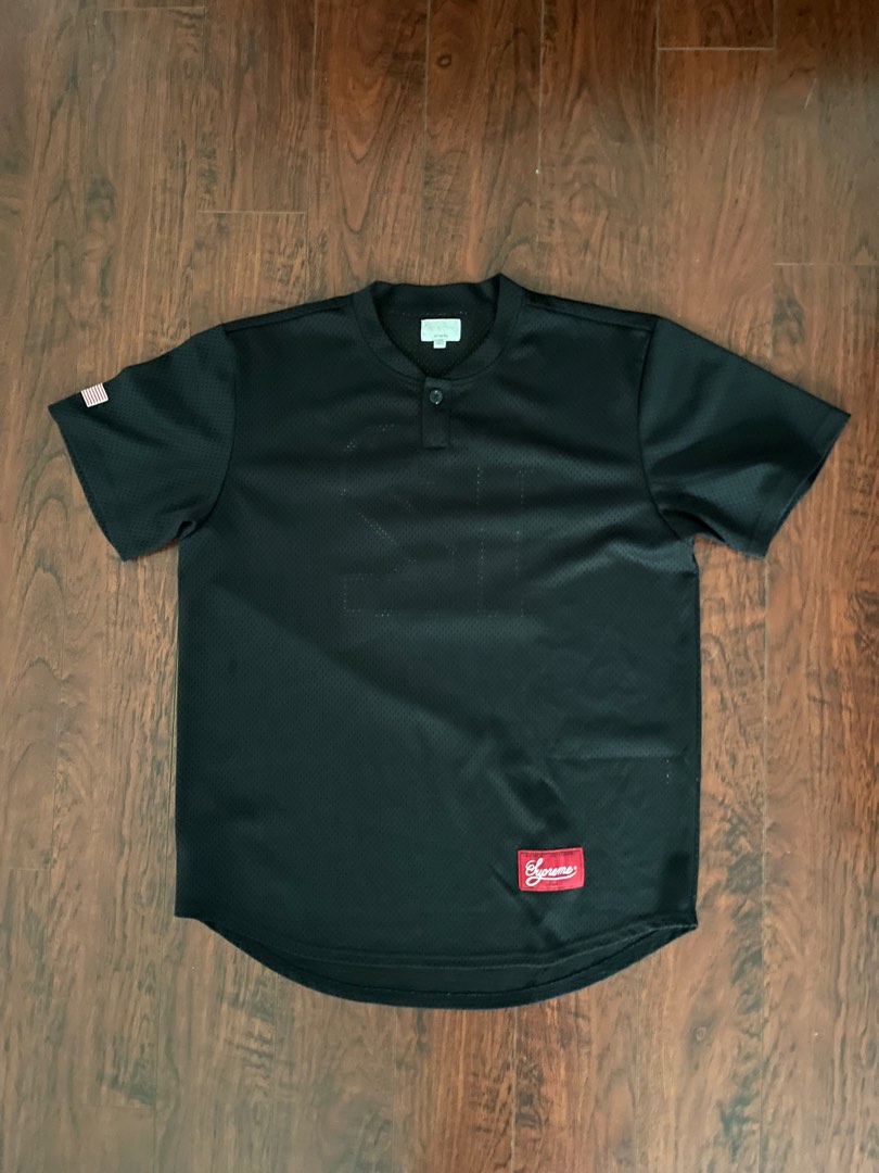 Supreme mesh baseball jersey sales