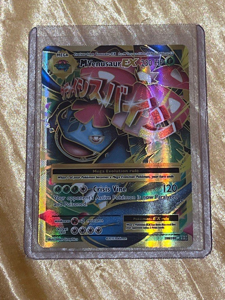 Tcg Pokemon M Venusaur Ex Evolutions 100 108 Hobbies Toys Toys Games On Carousell
