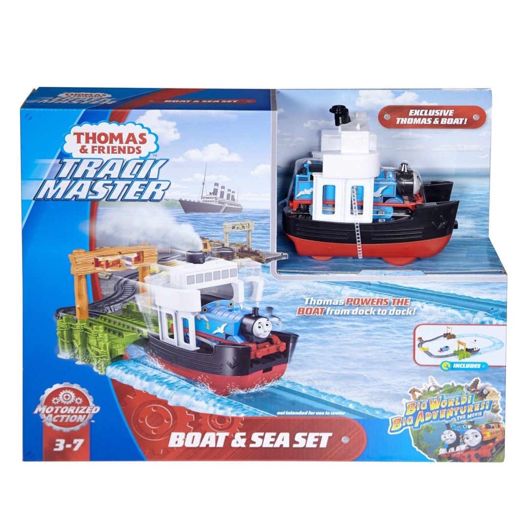 Thomas and train boat and sea set