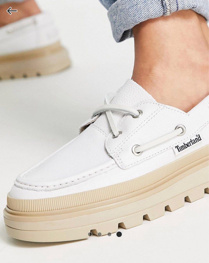 White sole new arrivals boat shoes