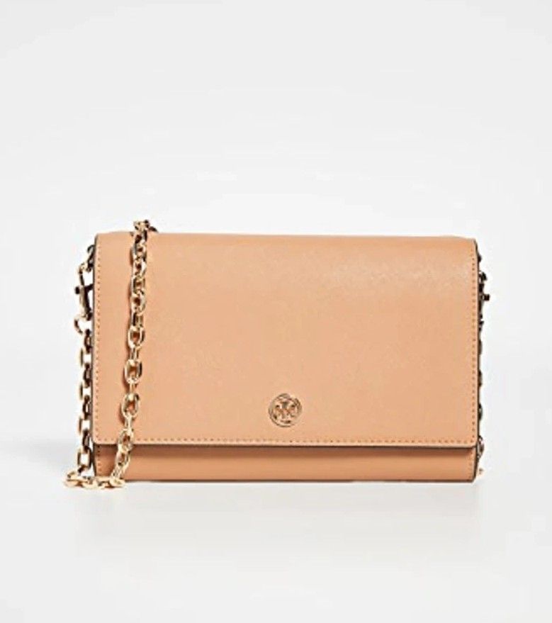 Tory burch robinson chain new arrivals wallet