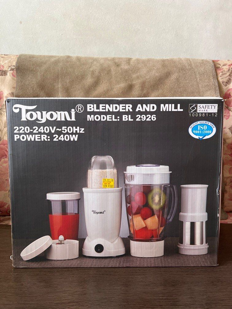 Toyomi Blender and Mill, TV & Home Appliances, Kitchen Appliances