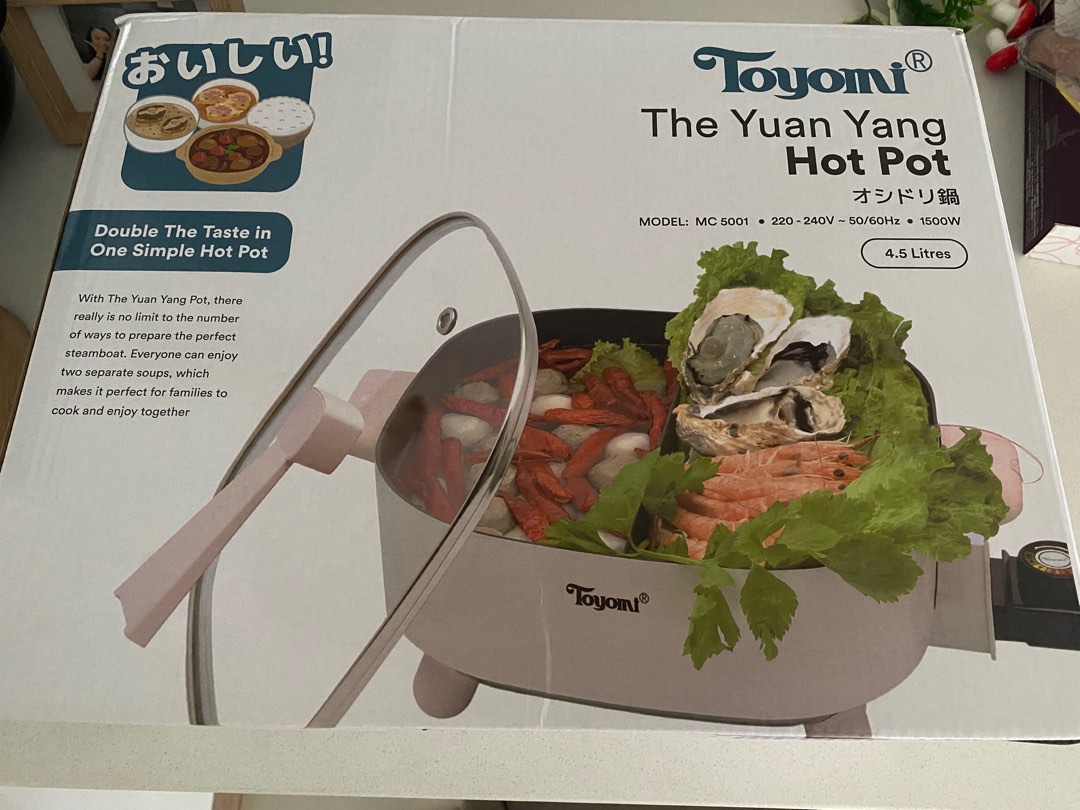 Toyomi The Yuan Yang Hot Pot, TV & Home Appliances, Kitchen Appliances