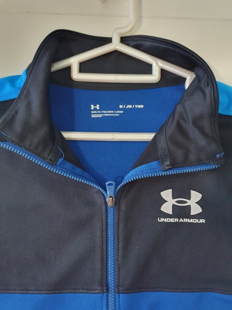 Under armour jackets blue top kids
