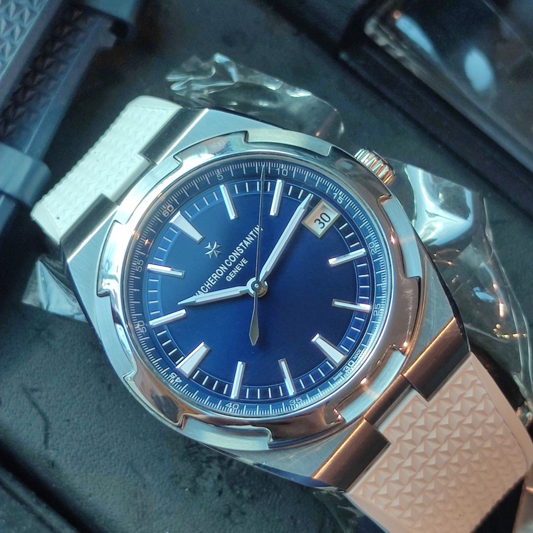 Vacheron Constantin Overseas 4500V Blue, Luxury, Watches on Carousell