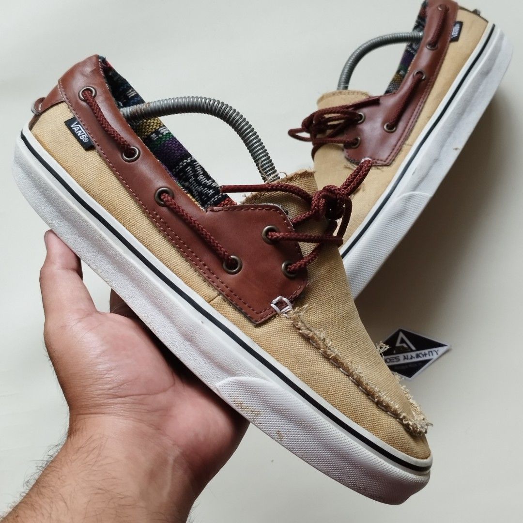 Vans zapato shop del barco khaki