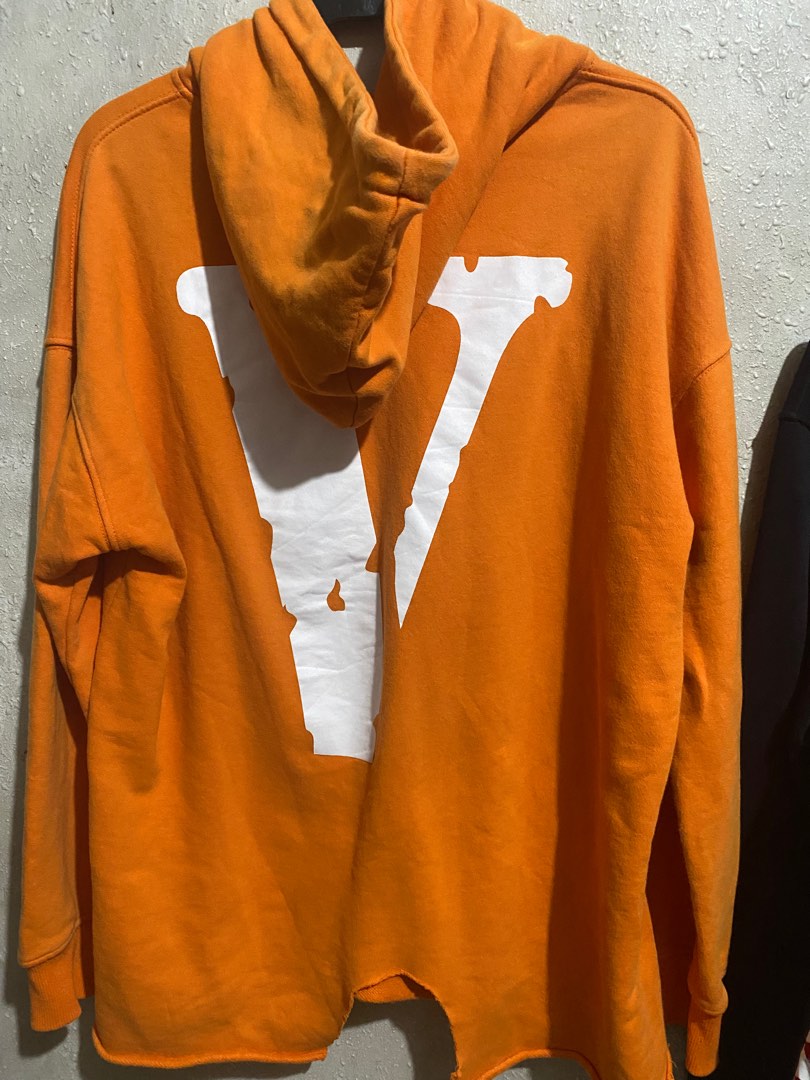 Orange vlone hoodie hotsell