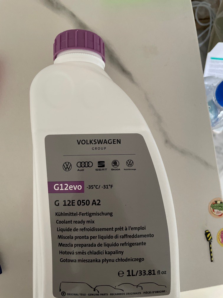 VW/Audi/Skoda/Seat G12 Evo Premixed Coolant (Replace G13) 1 Litre, Car Accessories, Accessories