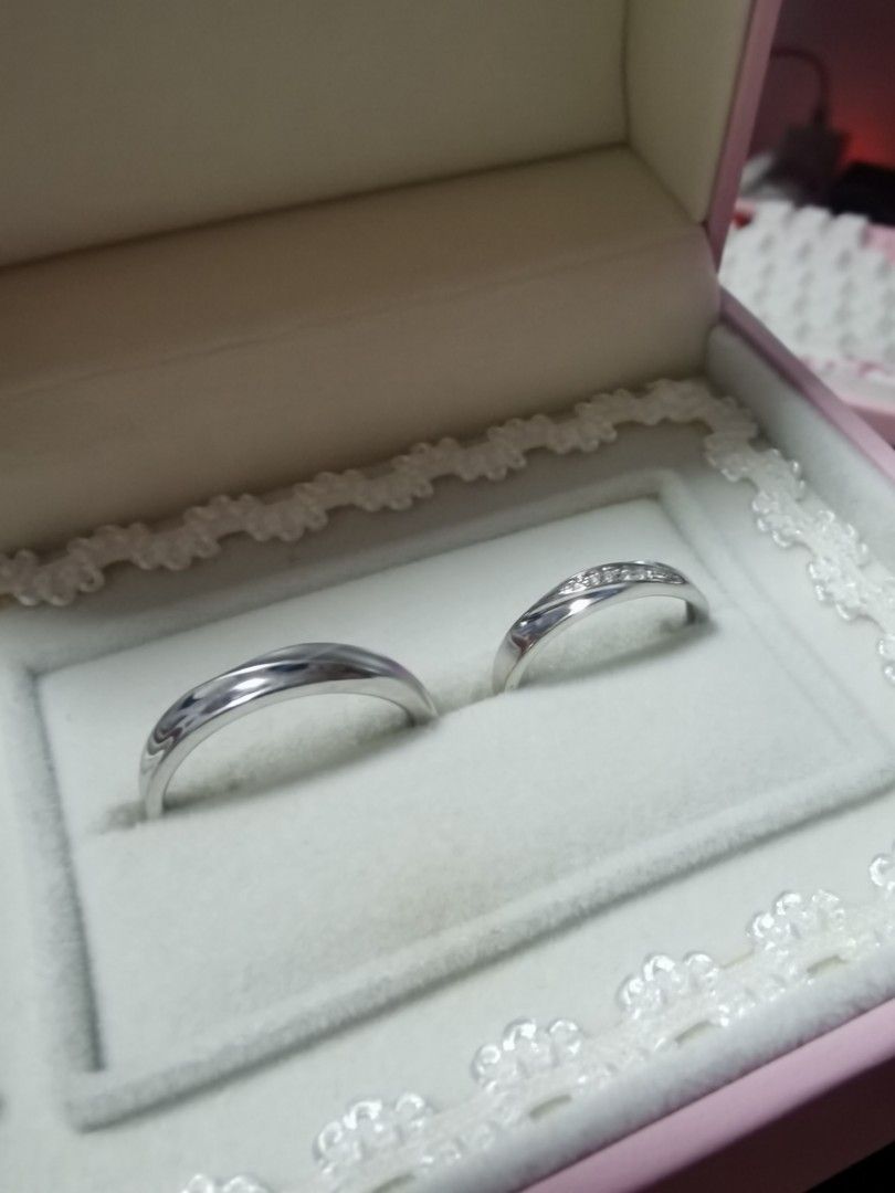 White gold female rings on sale