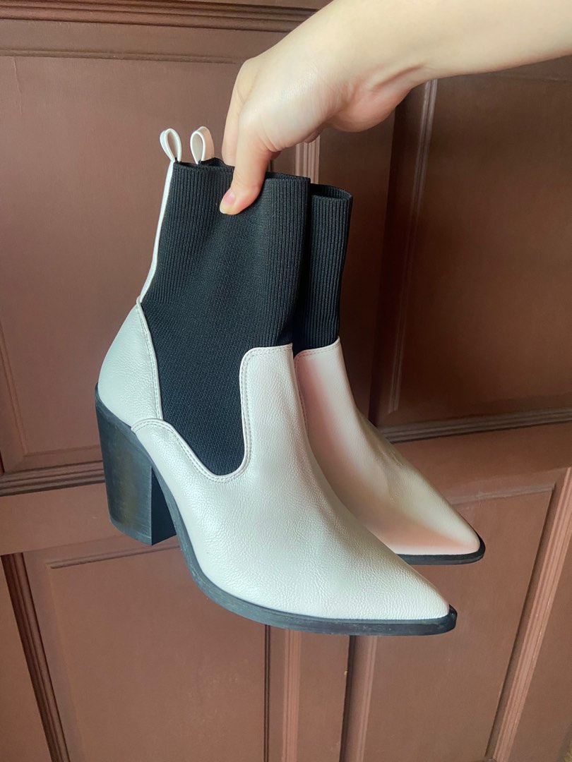 White chelsea ankle boots sale