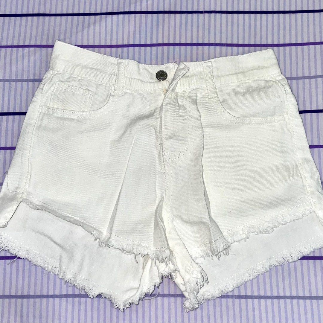 White best sale shorts women