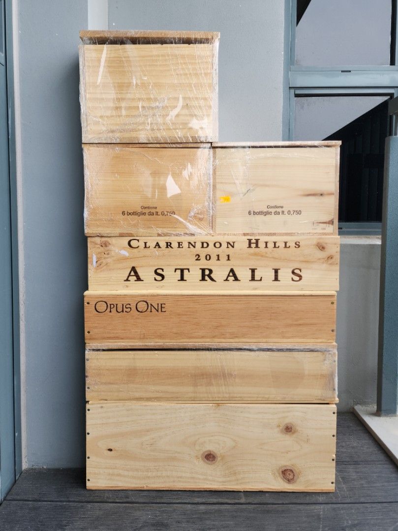 Wood Wine Crates (updated), TV & Home Appliances, Kitchen Appliances