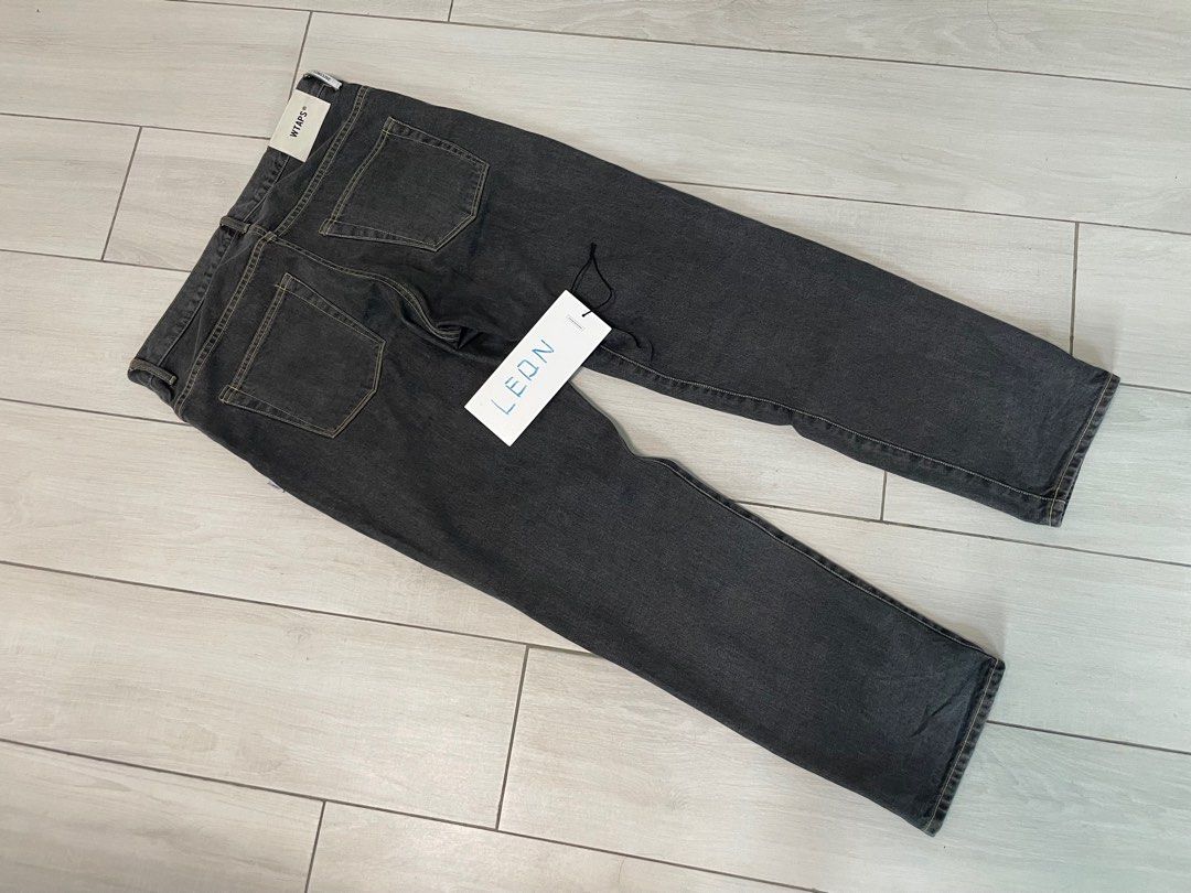 wtaps 21aw blues baggy jeans union jungle stock, 男裝, 褲&半截裙