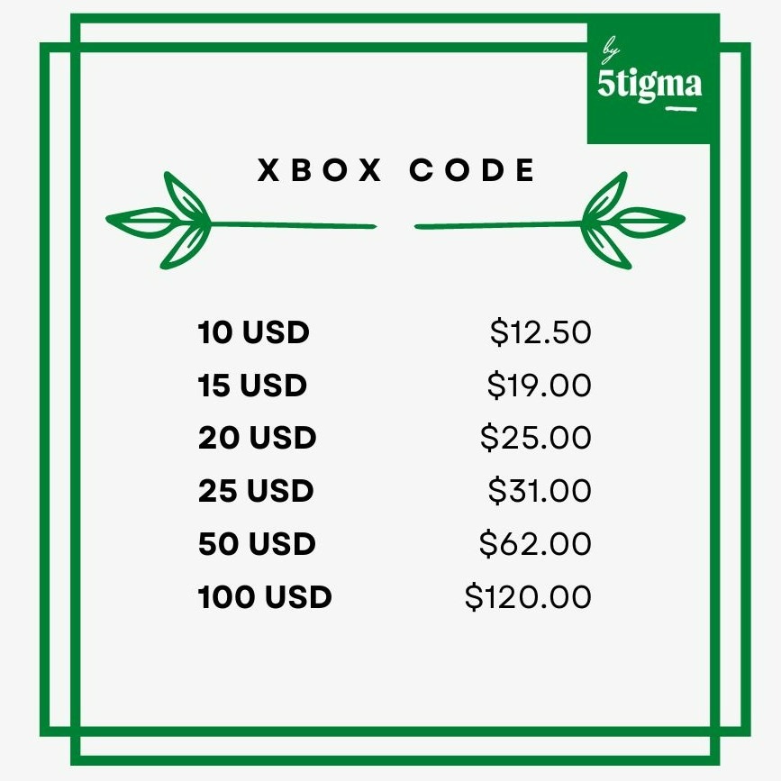 Unused xbox one gift card codes top